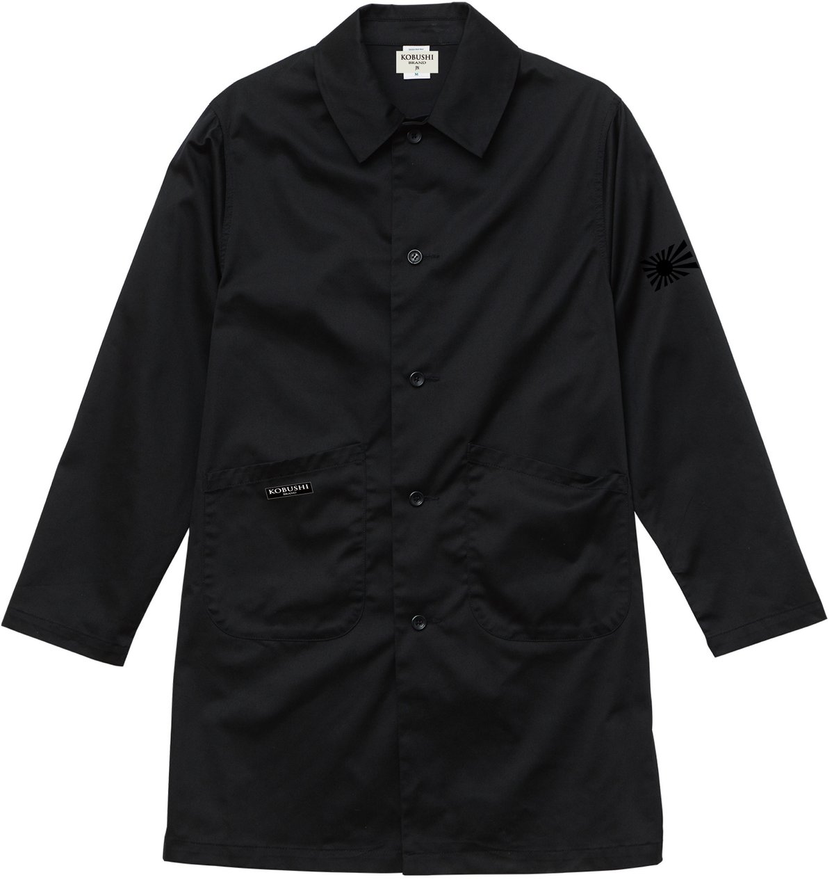新作】Duster Coat / ダスターコート（BLACK×BLACK,DARK NAVY