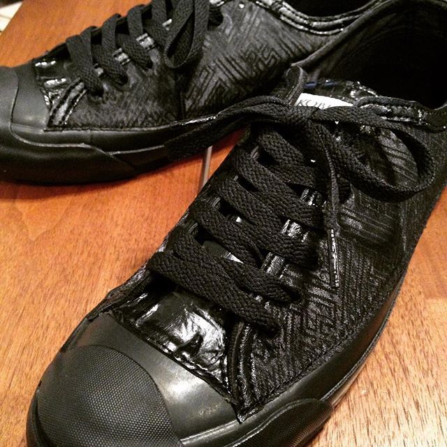 別注】 CONVERSE JACK PURCELL（BLACK/BLACK） REMAKE