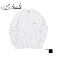 KOBUSHI GUNMETALEMBROIDERY LOGO BIGSILHOUETTE L/S T-SHIRT（拳ガンメタ刺繍ロゴ ビッグシルエットロングスリーブTシャツ）