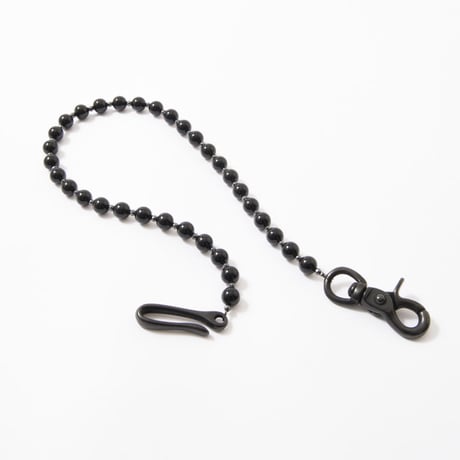 ONYX WALLET CHAIN／オニキス ウォレットチェーン／天然石オニキス鎖[黒]　NATURAL STONE ACCESSORIES／天然石アクセサリー　KOBUSHI BRAND