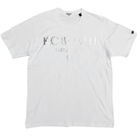 【定番】JPN LOGO T-SHIRT（WHITE/SILVER） 日本拳印Tシャツ　白×白金　ジェイピーエヌロゴ　KOBUSHI BRAND／コブシブランド