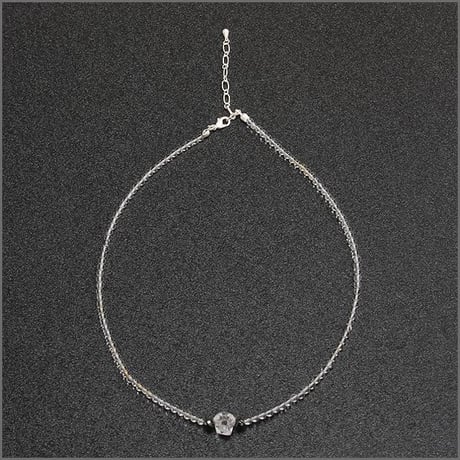 CRYSTAL SKULL NECKLACE／クリスタルスカル ネックレス／天然石水晶首飾り[白髑髏]　ACCESSORIES OF SKULL／スカルアクセサリー　KOBUSHI BRAND