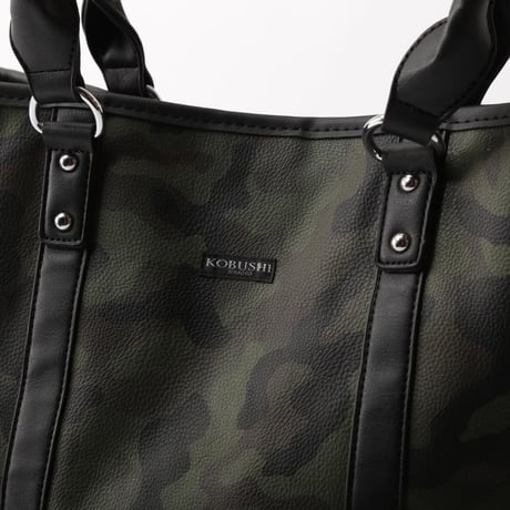 WOODLAND CAMO TOTE BAG ウッドランドカモ 迷彩柄 トートバッグ　KOBUSHI BRNAD／拳BRAND／拳ブランド／拳b／コブシブランド