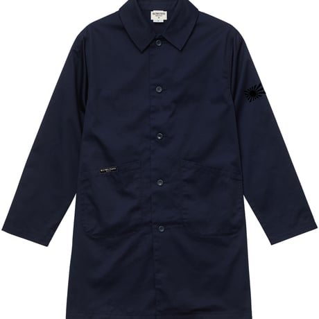 【新作】Duster Coat / ダスターコート（BLACK×BLACK,DARK NAVY×BLACK）日本刀　君が代　旭日旗　KOBUSHI BRAND /拳ブランド
