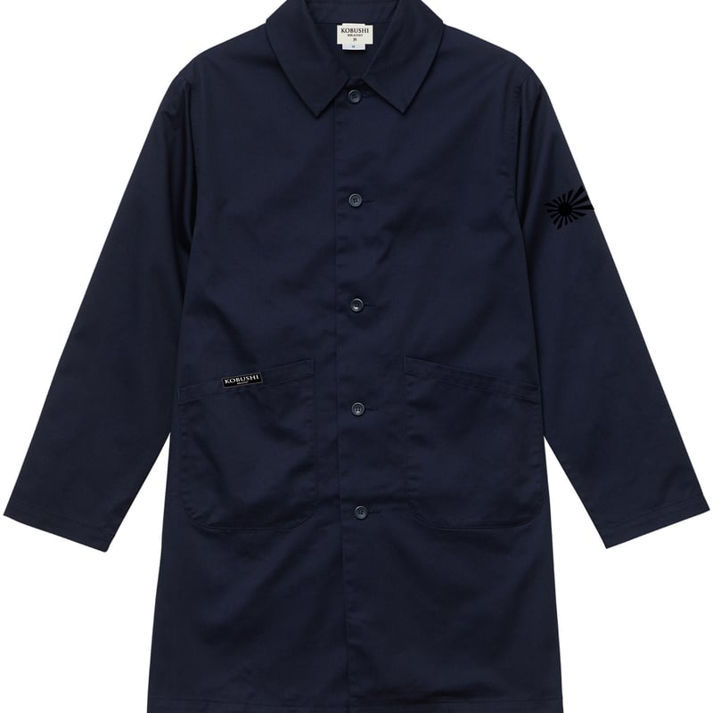 新作】Duster Coat / ダスターコート（BLACK×BLACK,DARK NAVY