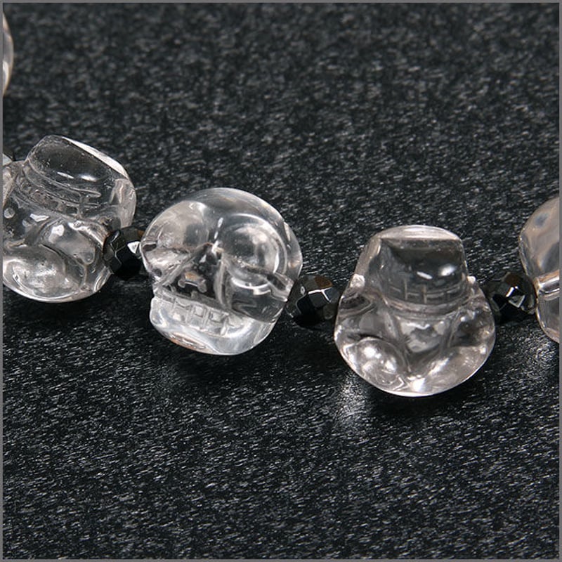 CRYSTAL ROSARY OF SKULL/クリスタルスカルブレスレット CRYSTAL ROSARY OF SKULL/クリスタルスカルブレスレット