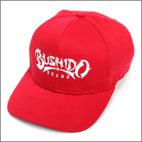 BUSHIDO BRAND FITED CAP TYPE1 RED