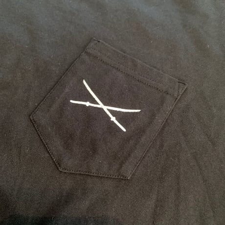 KOBUSHI LOGO×KATANA POCKET T-SHIRT 拳印×日本刀 ポケットTシャツ SOLDIER FIGHTER MARTIAL ARTS KOBUSHI BRAND