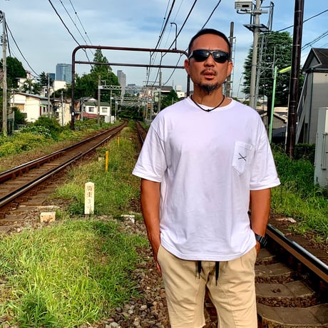 KOBUSHI LOGO×KATANA POCKET T-SHIRT 拳印×日本刀 ポケットTシャツ SOLDIER FIGHTER MARTIAL ARTS KOBUSHI BRAND