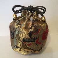 PREMIUM POUCH GOLD DRAGON／プレミアム 巾着袋 金龍／KOBUSHI BRAND／コブシブランド（GOLD)