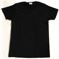 KIBAMUSHA EMBROIDERY TEE／鬼馬武者刺繍Tシャツ／KOBUSHI BRAND／コブシブランド（BLACK/NAVYネイビー刺繍)