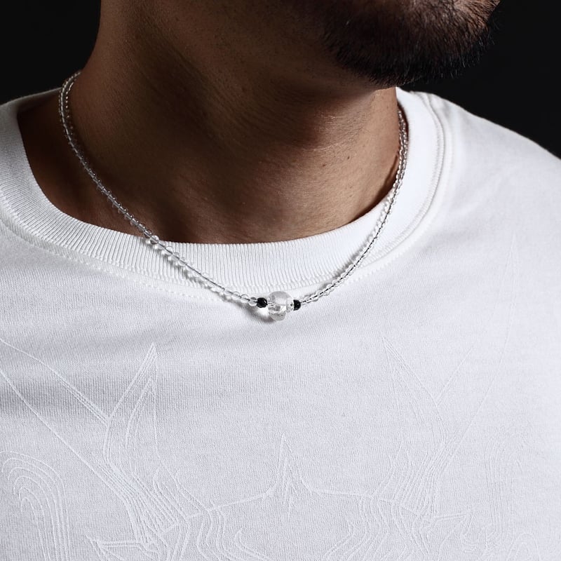CRYSTAL SKULL NECKLACE/クリスタルスカル ネックレス/天然石 CRYSTAL SKULL NECKLACE/クリスタルスカル ネックレス/天然石