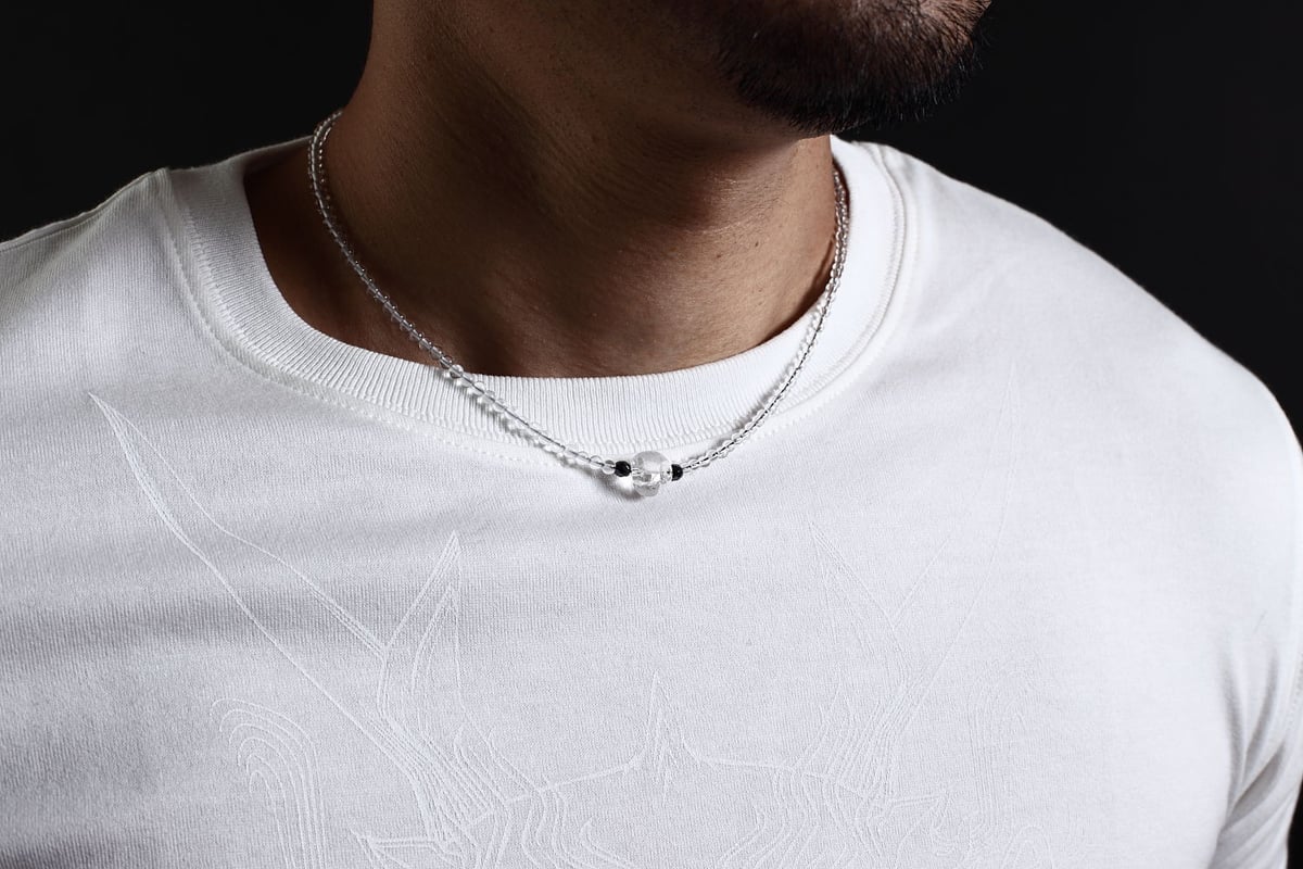 CRYSTAL SKULL NECKLACE/クリスタルスカル ネックレス/天然石 CRYSTAL SKULL NECKLACE/クリスタルスカル ネックレス/天然石