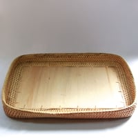 C015 長方形トレイ　縦36.5 x 横51.7 x 高さ4.7 cm