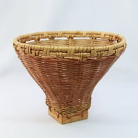 D120 フラワー・バスケット　直径24.8x高18.6cm