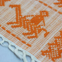 C832・833 ティンギアン族 コースター　縦16.5 x 横13.5 cm