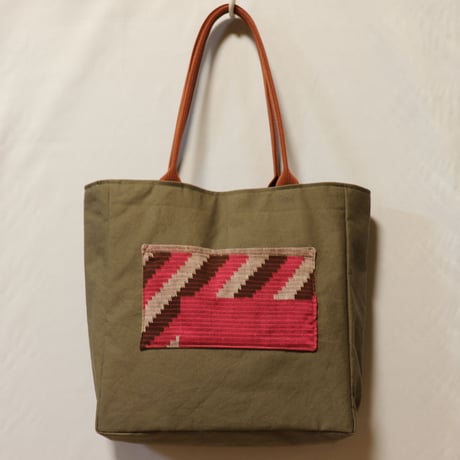 B1045 トートバッグ　幅30x縦30xマチ9.5x持ち手52cm