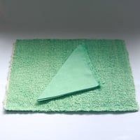 C899-902 プレイスマット+ナプキン(若緑)　縦34.3 x 横44.5 cm