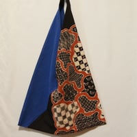 B1066 三角トートバッグ(薄手、細長)  27.5x44cm