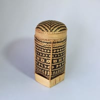 D344　ティンコップ(模様入り)　直径23 x 高さ11 cm