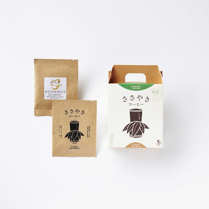 ささやきコーヒー飲み比べBOX （ささやきコーヒー×5p＋飲み比べ用
