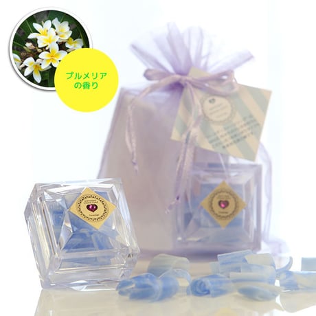 【プチギフト10枚入プルメリアの香り】百貨店限定品が初登場！BIRTHDAY STONE SOAP MALINE mini プチギフト ¥1,700+税