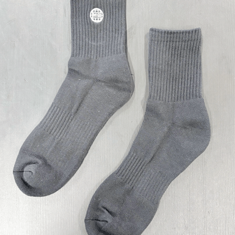 MOTO-BUNKA - Classic Logo  Quarter Socks Black