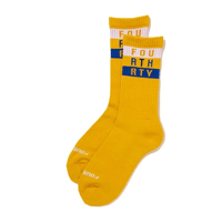 CM SQ LOGO LONG SOX YEL 430