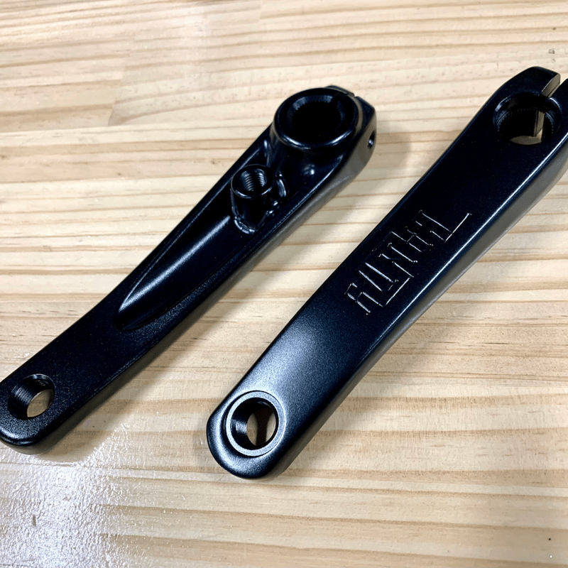 FIEND bmxクランク FIEND SEGMENT BMX CRANKS BLACK Length 165 mm
