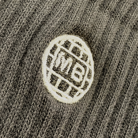 MOTO-BUNKA - Classic Logo  Quarter Socks Black