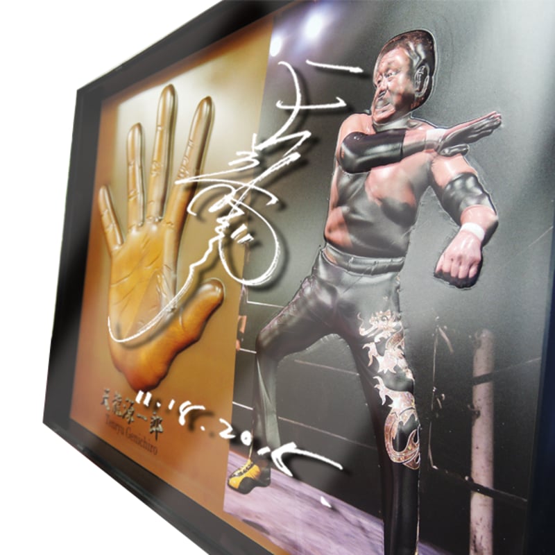 送料無料】天龍源一郎引退記念立体手形プレート | Fcollection
