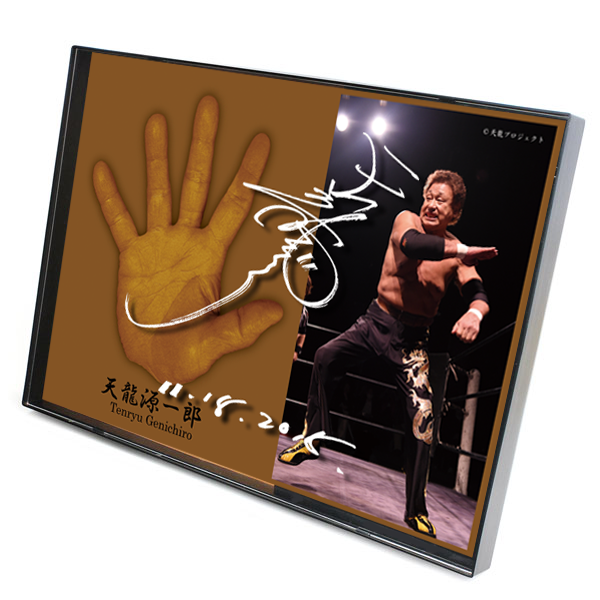 送料無料】天龍源一郎引退記念立体手形プレート | Fcollection