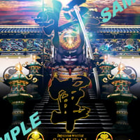 Japanese warrior SAMURAI 将軍－徳川家康－　４つ切りワイドサイズ額入り