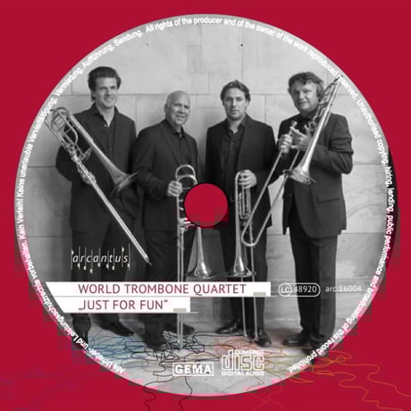 ★item177 ワールド・トロンボーン・カルテット ＣＤ “ジャスト・フォー・ファン” JUST FOR FUN (2016)