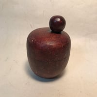 瞳堂作　柿渋塗小望棗