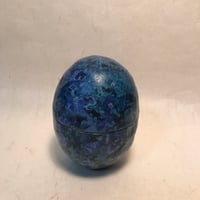 瞳堂作　卵型茶器　星月夜