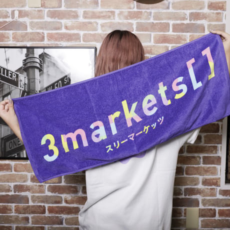 カラフルロゴ　フェイスタオル（毒）