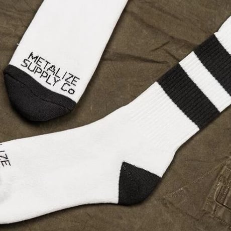Retro Mid-Tube Cotton Socksclassic stripe(black × white)