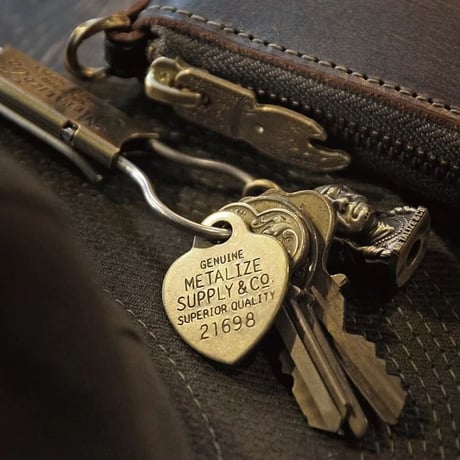 Lucky Brass Tag (Heart)