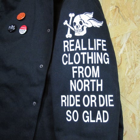 So Glad SKULL Deck Jacket Navy
