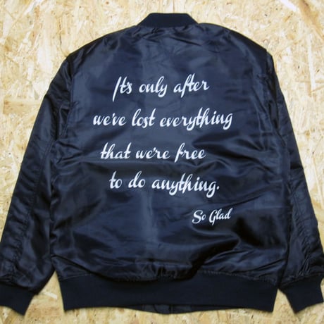 So Glad MA-1 Jacket Navy