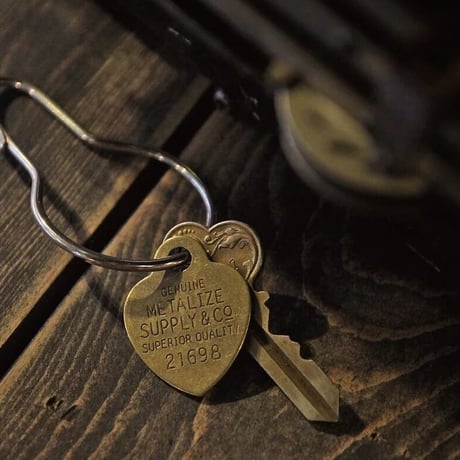 Lucky Brass Tag (Heart)