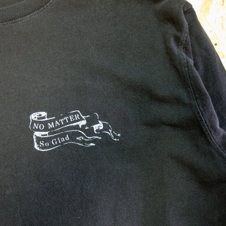 No Matter Pigmento Dye L/S TEE V・Black
