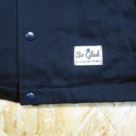 So Glad SKULL Deck Jacket Navy