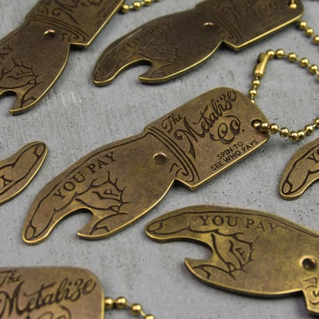 ''You Pay'' opener Key Ring