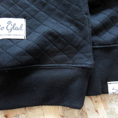 So Glad Knit Quilt Sweat Black