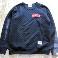 So Glad Knit Quilt Sweat Black