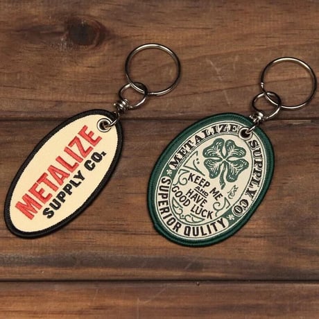 Retro strap keychain (Oval)