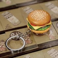Burger keychain