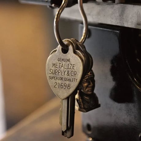 Lucky Brass Tag (Heart)